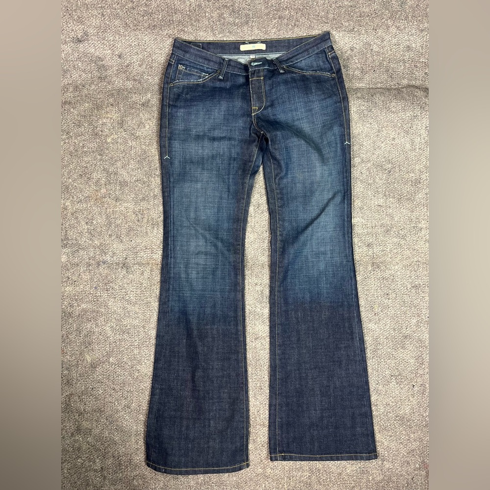 Agave Denim Smith Men 30x34 Handcrafted Blue Slim Fit Boot Cut La Sirena Jeans